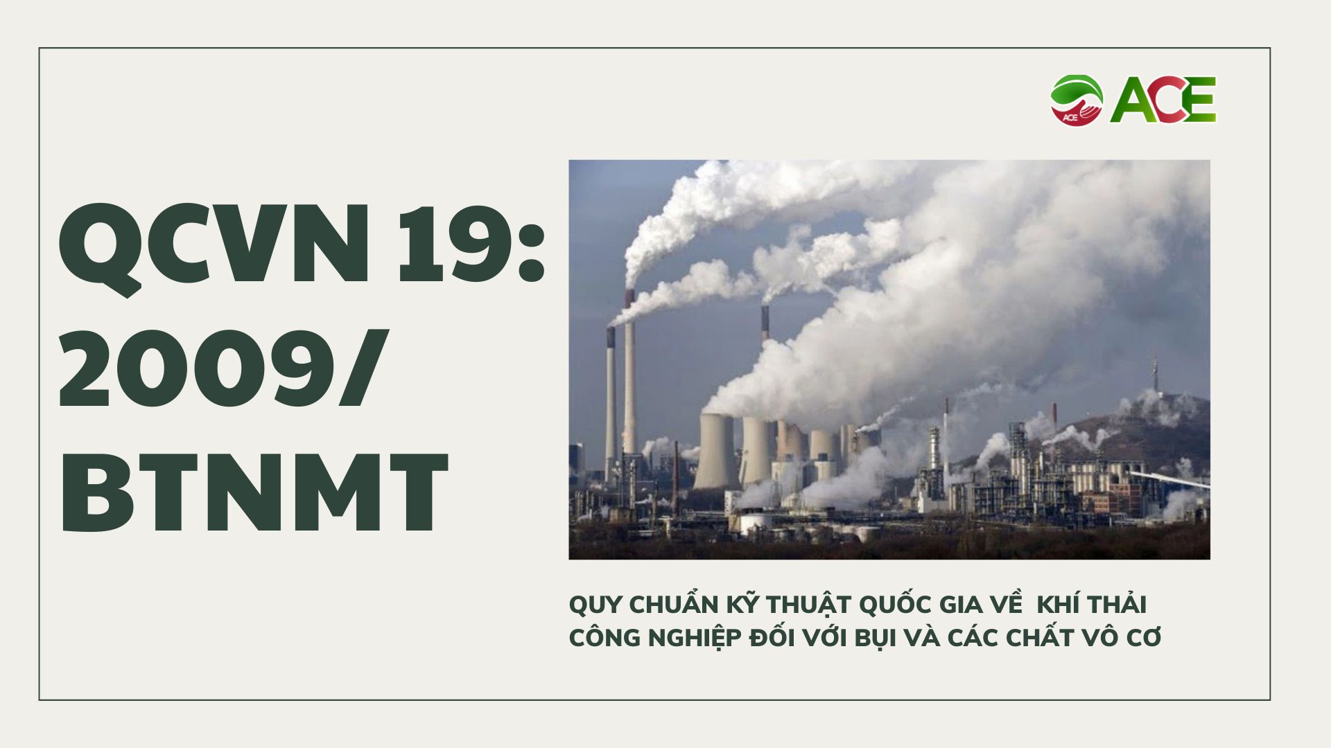QCVN 19:2009/BTNMT